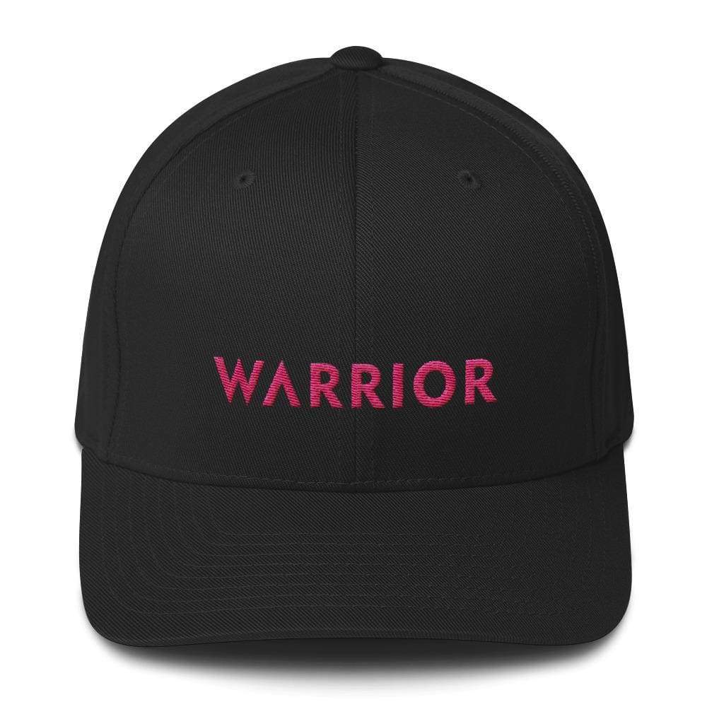 Black baseball cap with "WARRIOR" text on front