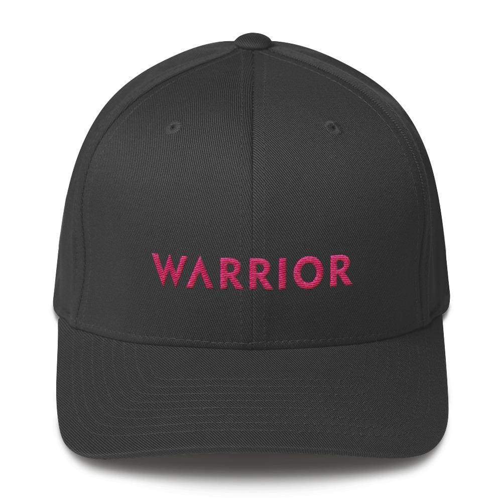 Dark grey baseball cap with "WARRIOR" text on front