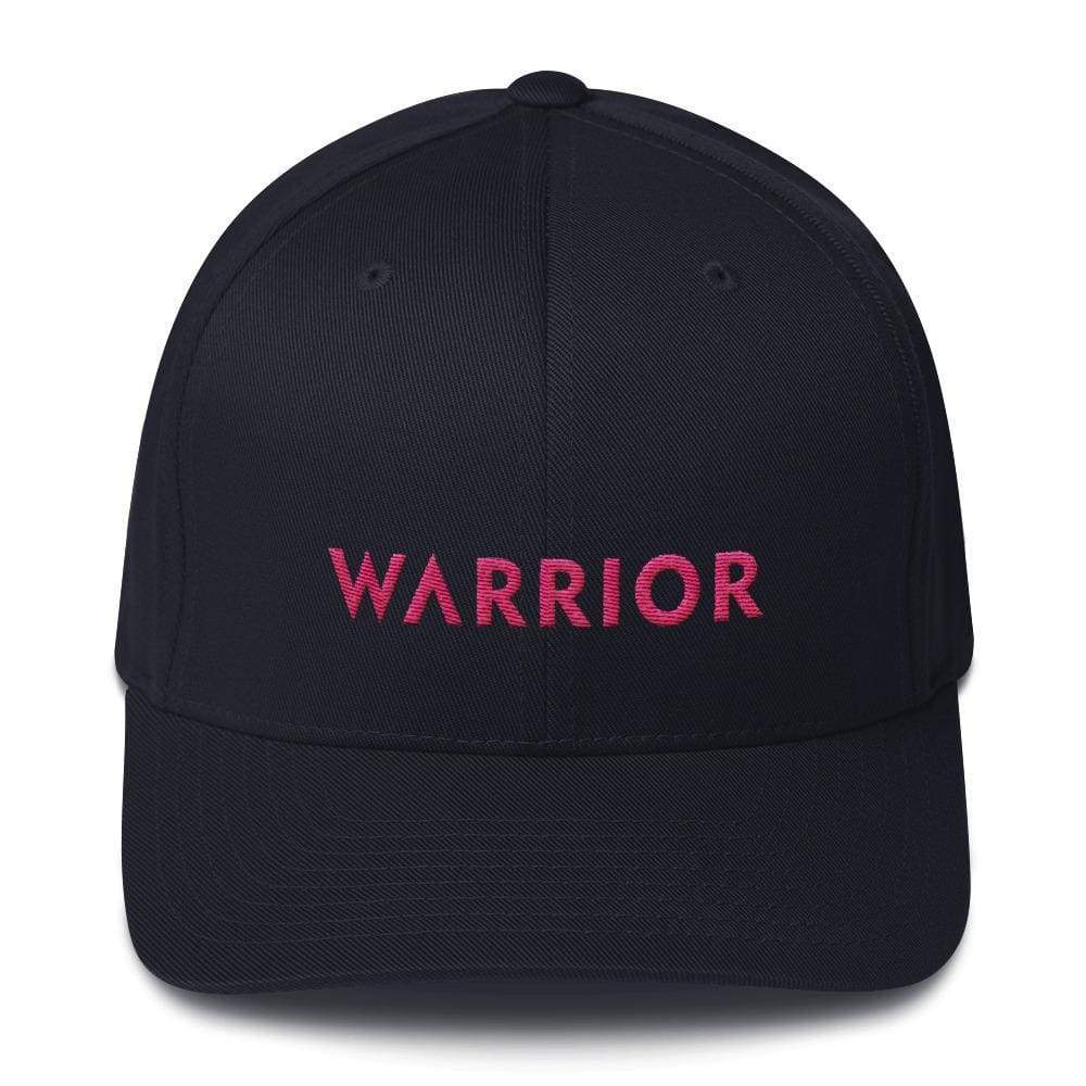 Navy baseball cap with "WARRIOR" text on front