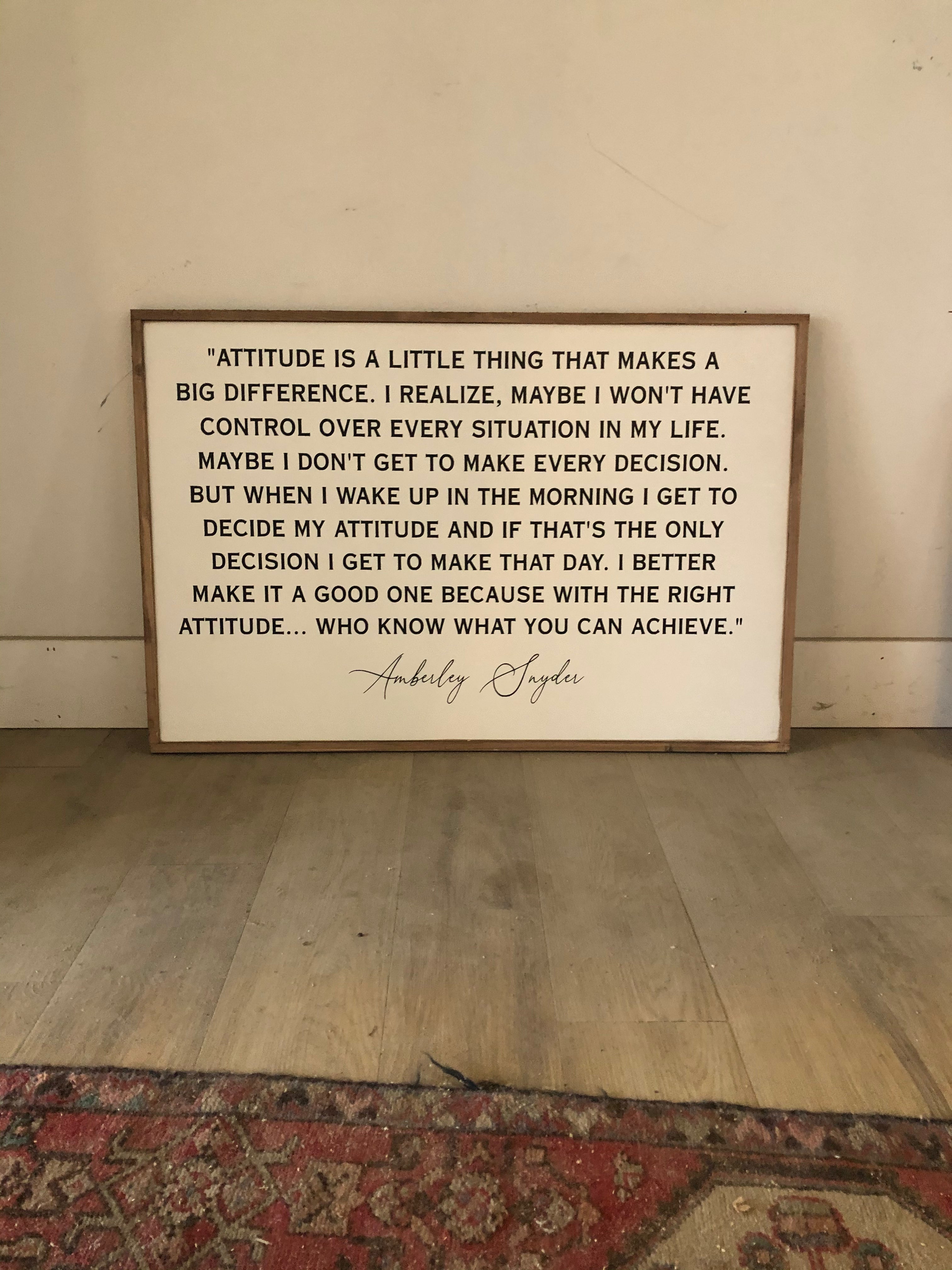 Christian wall hanging decor with framed quote, white background and black text